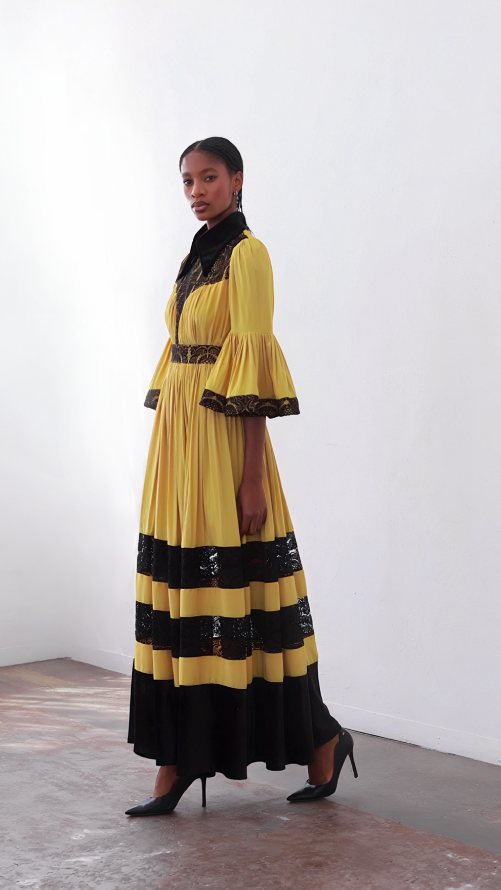 Modjadji Lace Border Dress