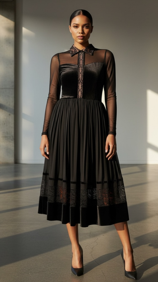 Yuna Dress (Black)