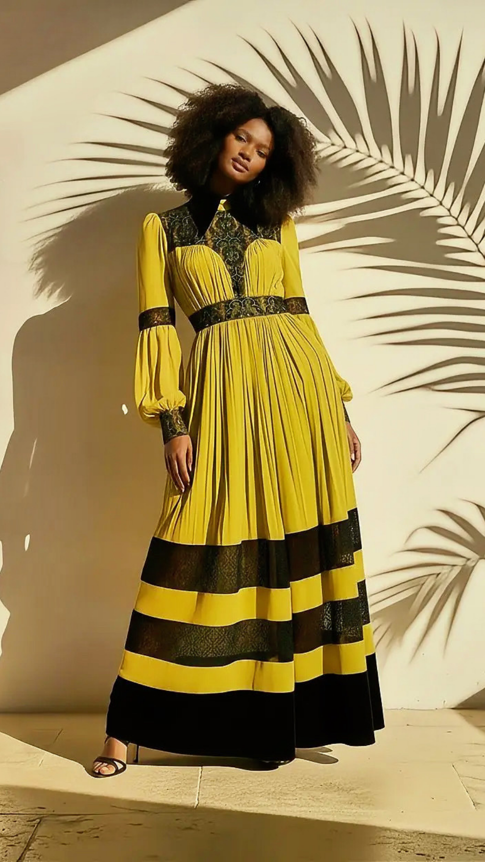 Modjadji Lace Border Dress