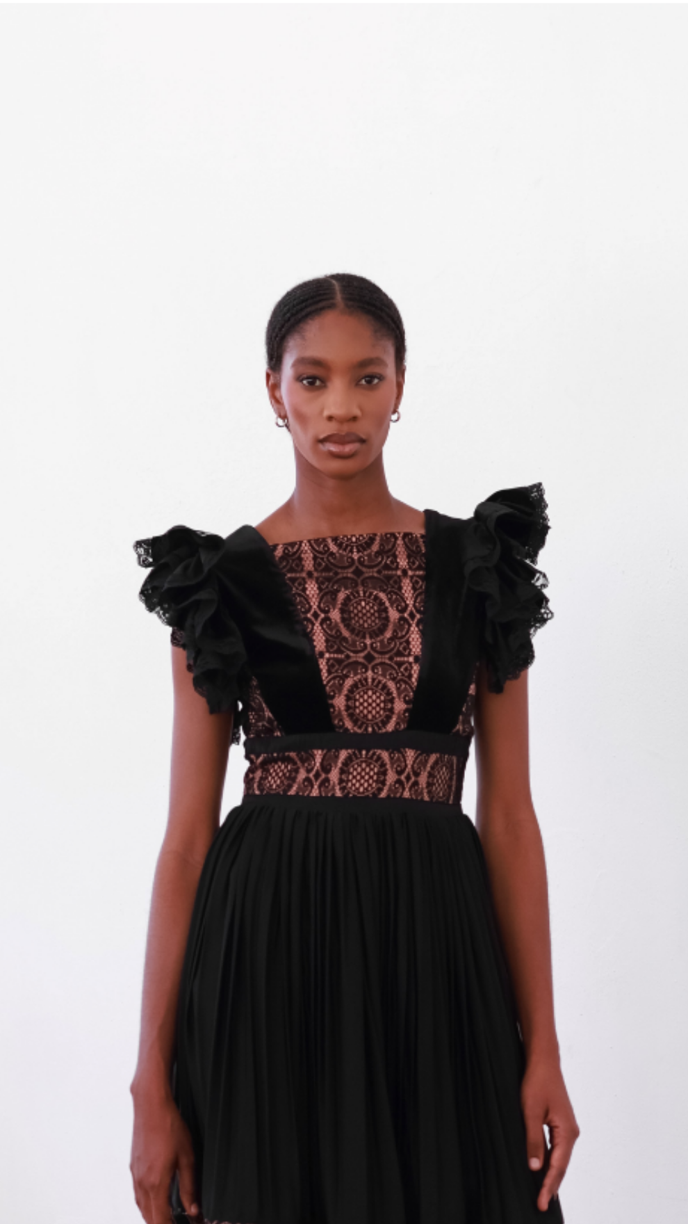 Nefertiti Lace Border Dress