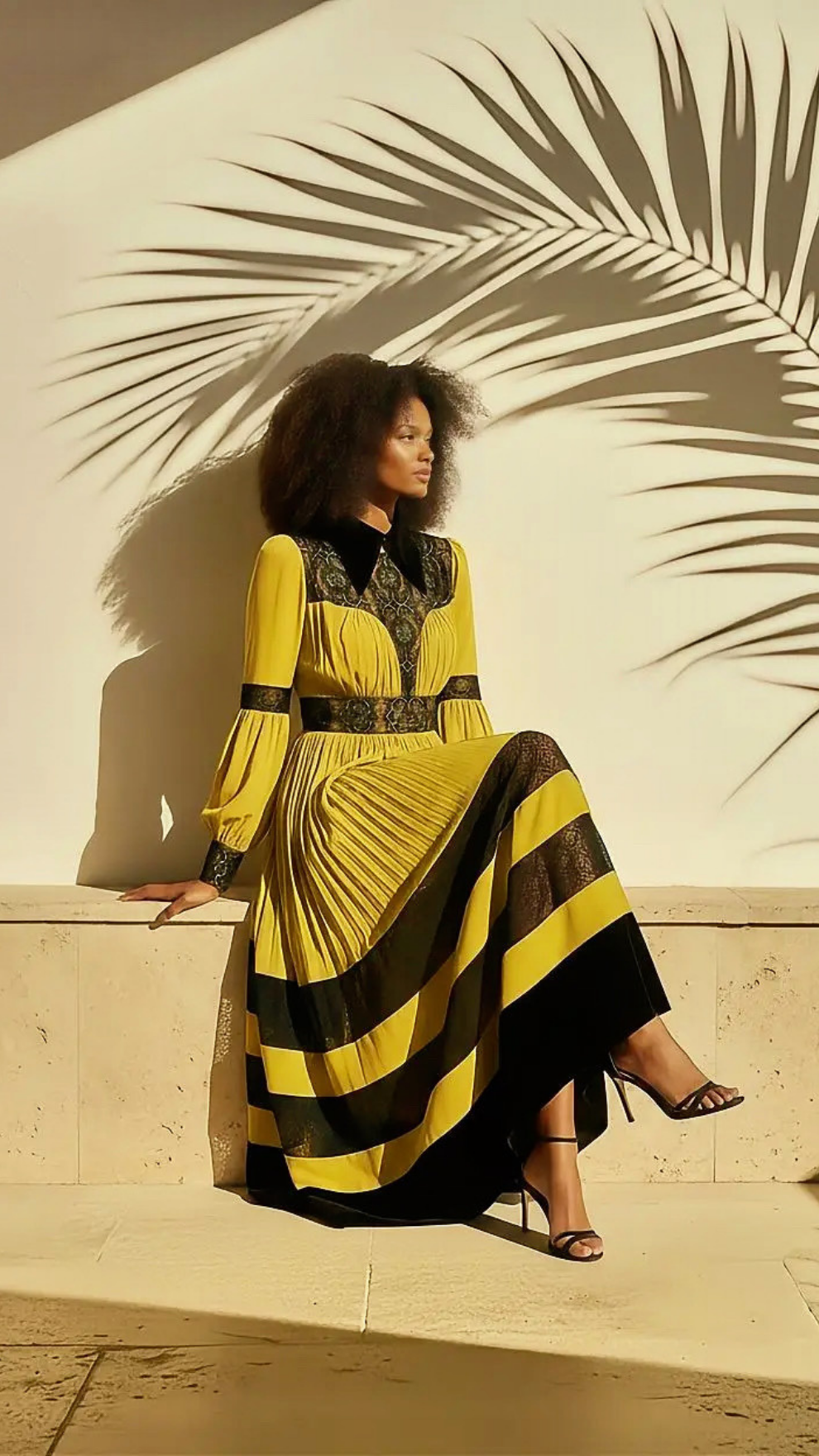 Modjadji Lace Border Dress
