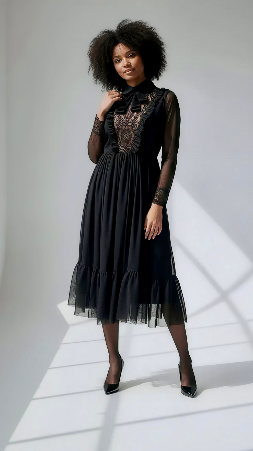 Anania Mesh Dress