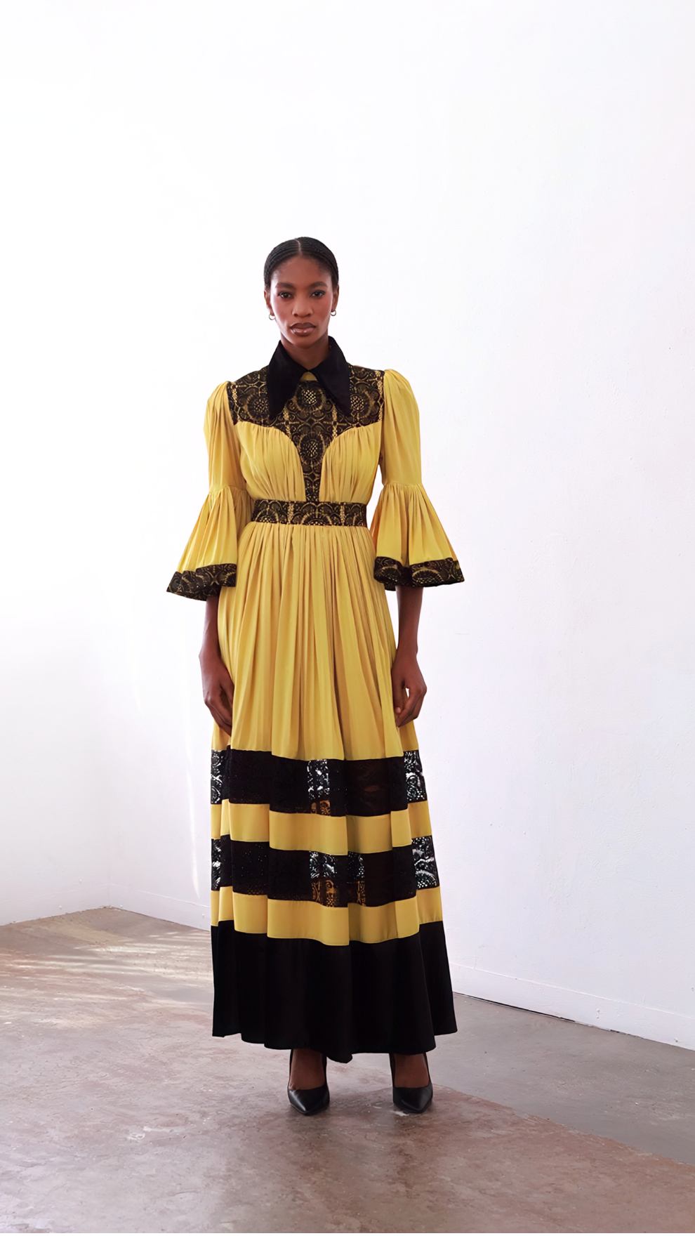 Modjadji Lace Border Dress