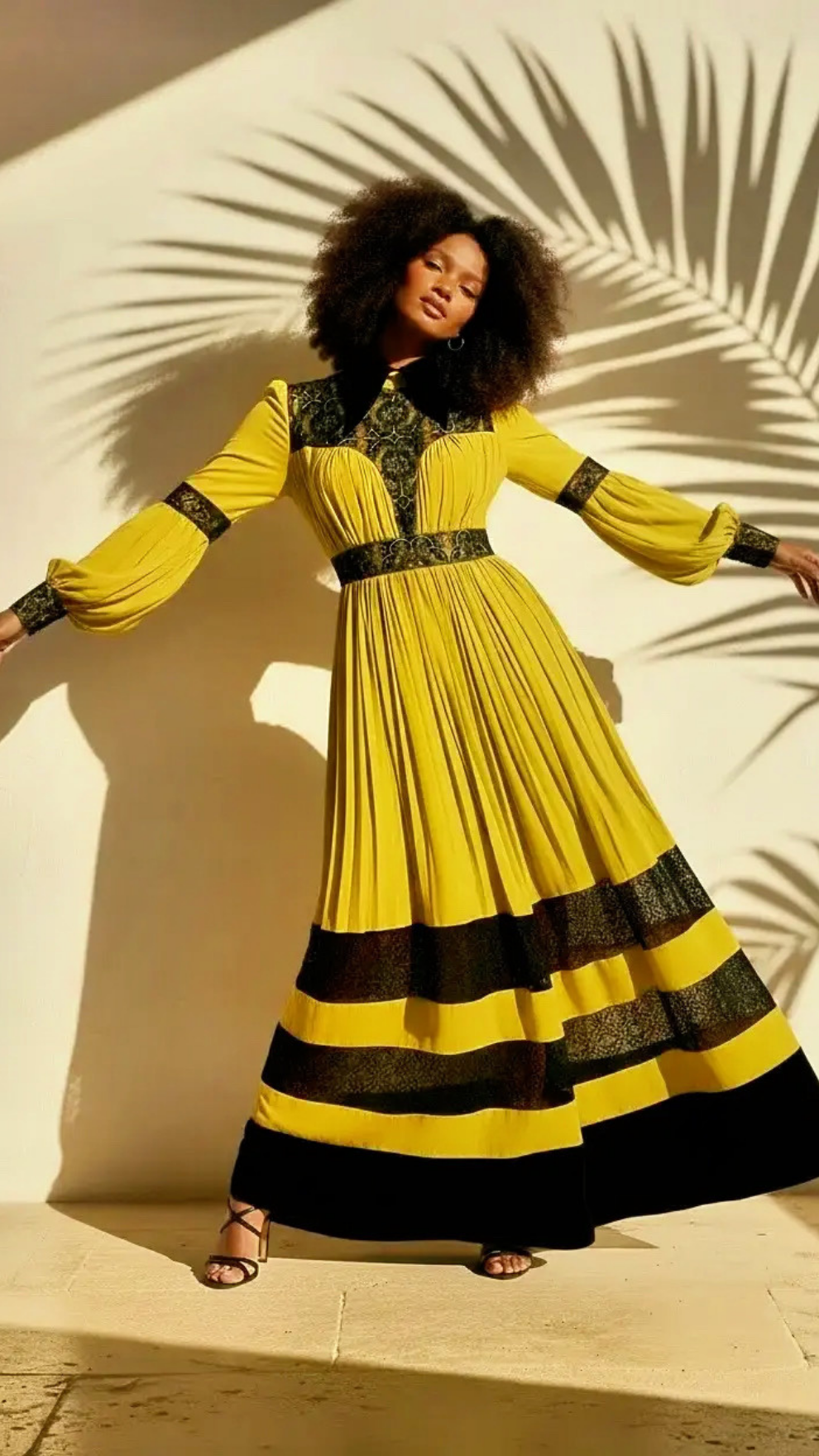 Modjadji Lace Border Dress