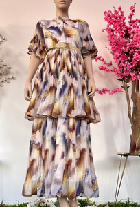 Liora Maxi chiffon dress