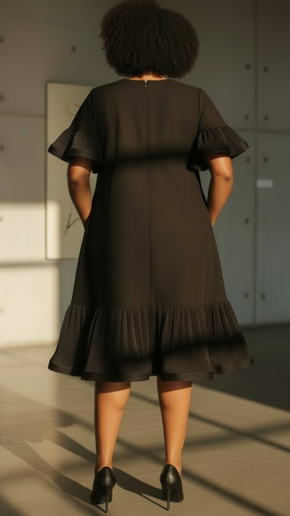 Orom Umbrella Sleeve Dress
