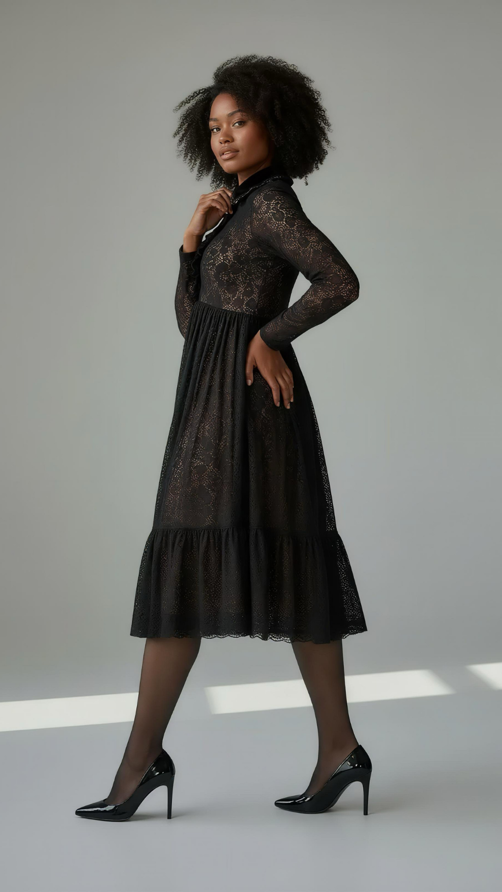 Primula Shadow Lace Dress