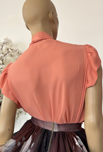 Soba Petal Sleeve Blouse