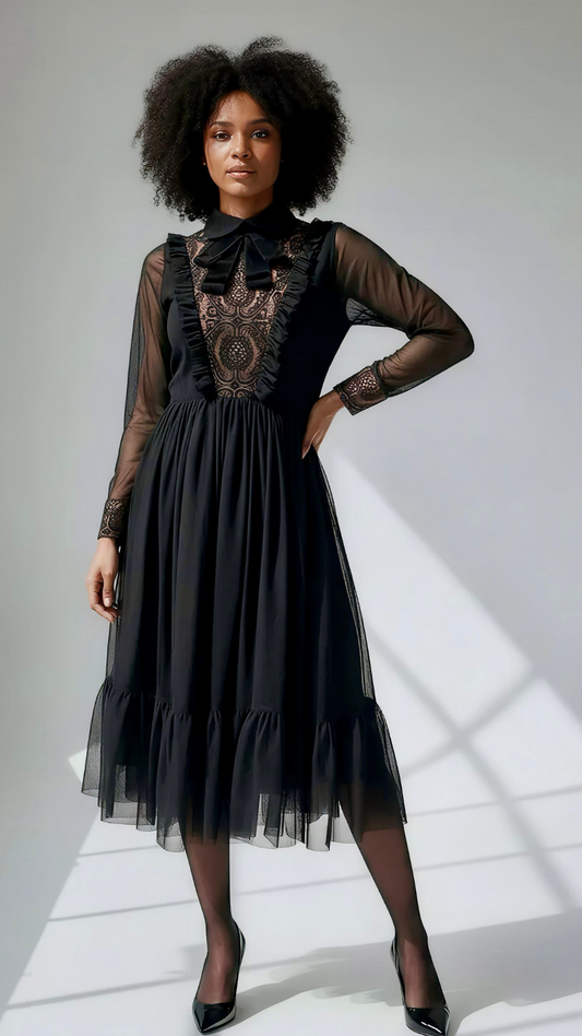 Anania Mesh Dress