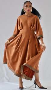 Maru stretch suedette dress
