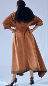 Maru stretch suedette dress