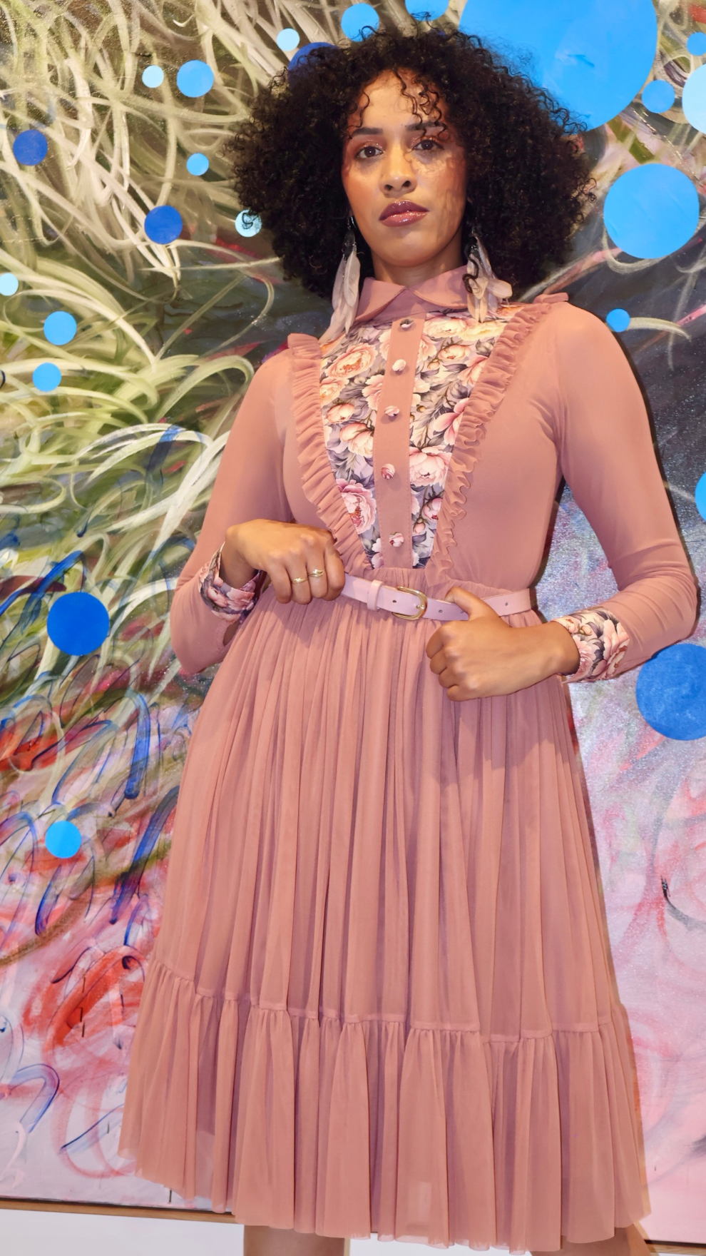 Anania Mesh Dress