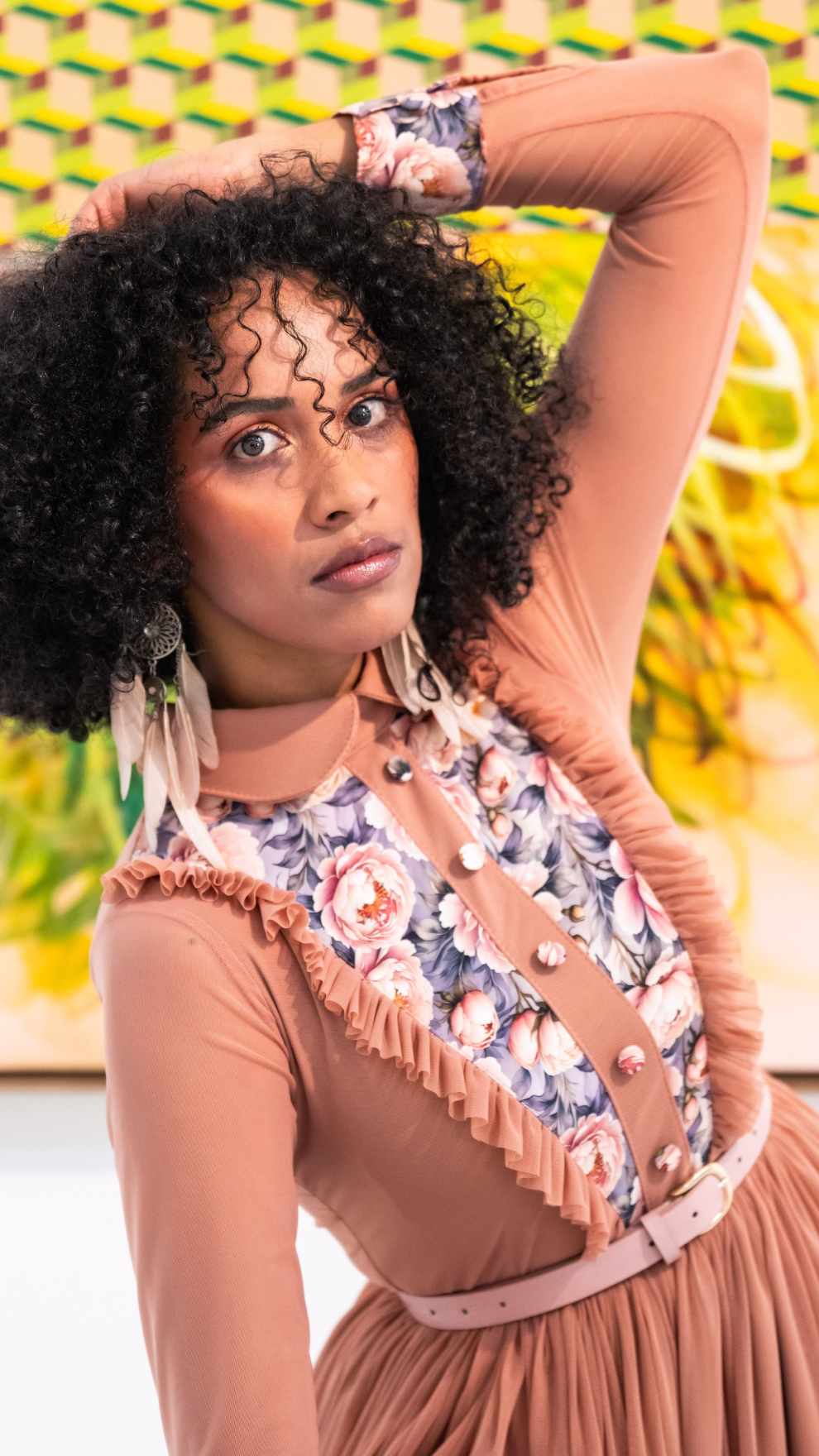 Anania Mesh Dress