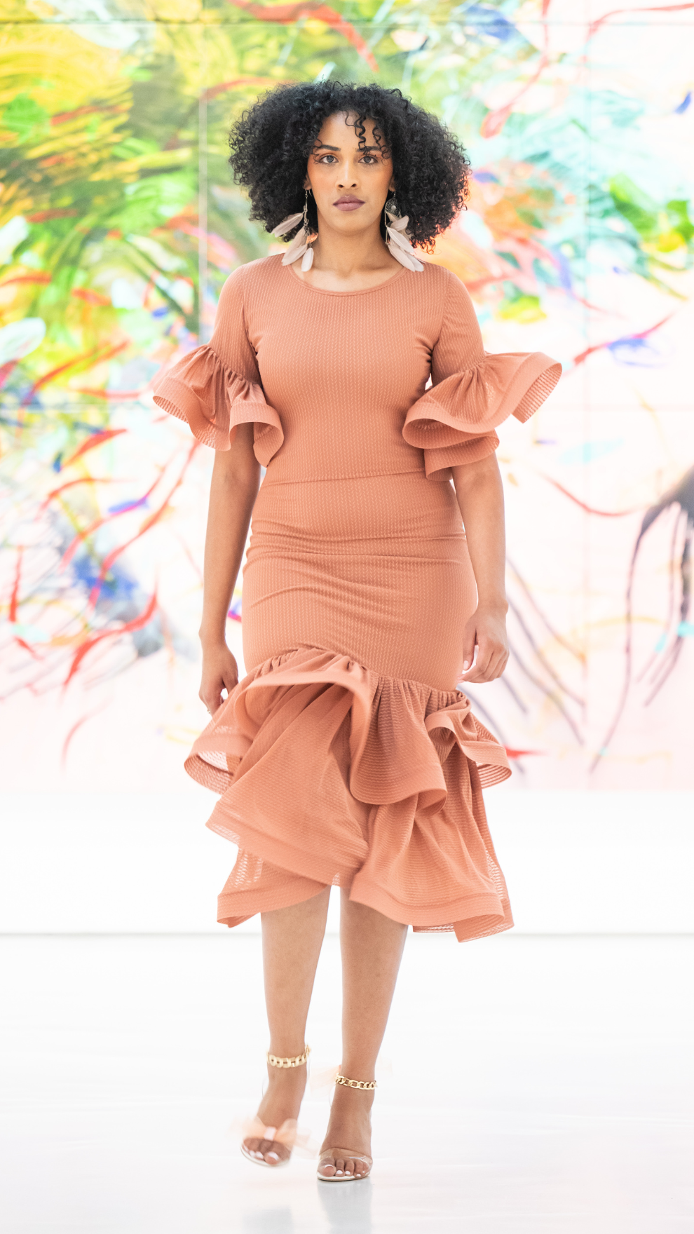 Awal Drop Waist Dress