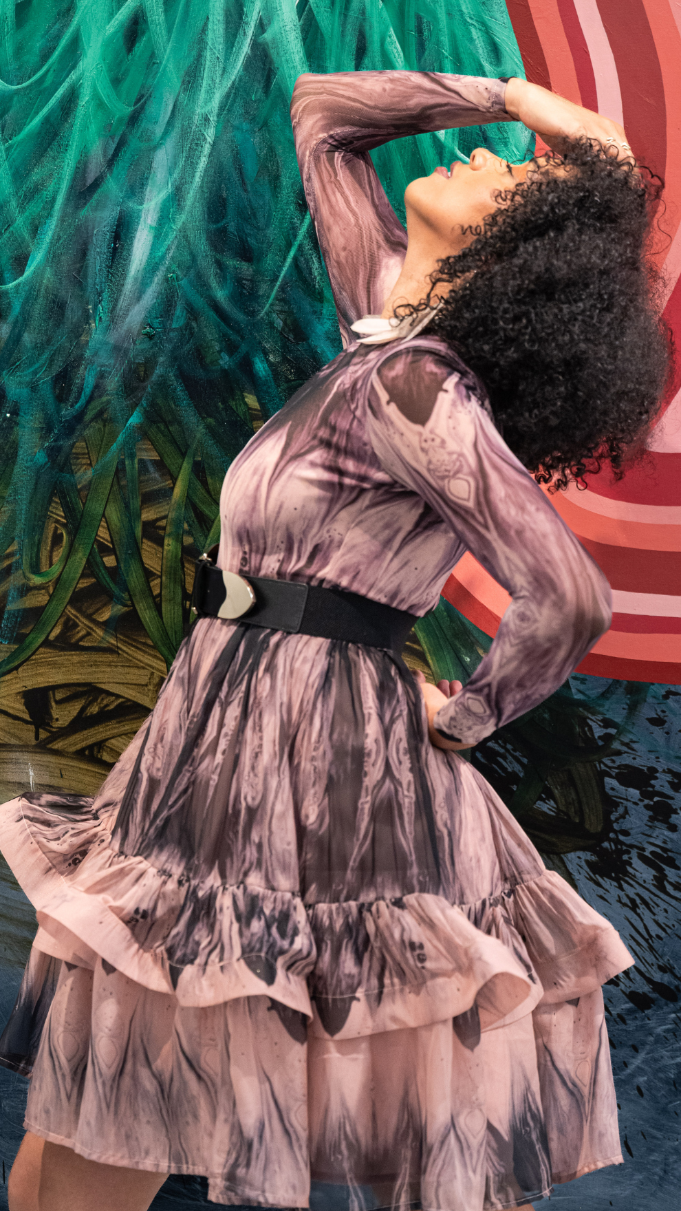 Madi Print Tier Dress