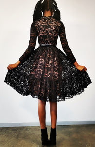 Primula shadow lace dress
