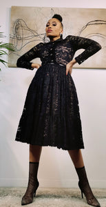 Primula shadow lace dress